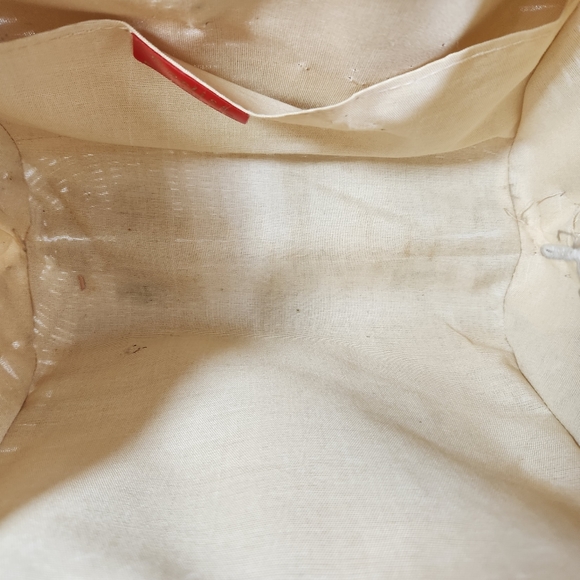 Vintage coated wicker shoulder purse corliss british crown colony of hong kong - Picture 15 of 16